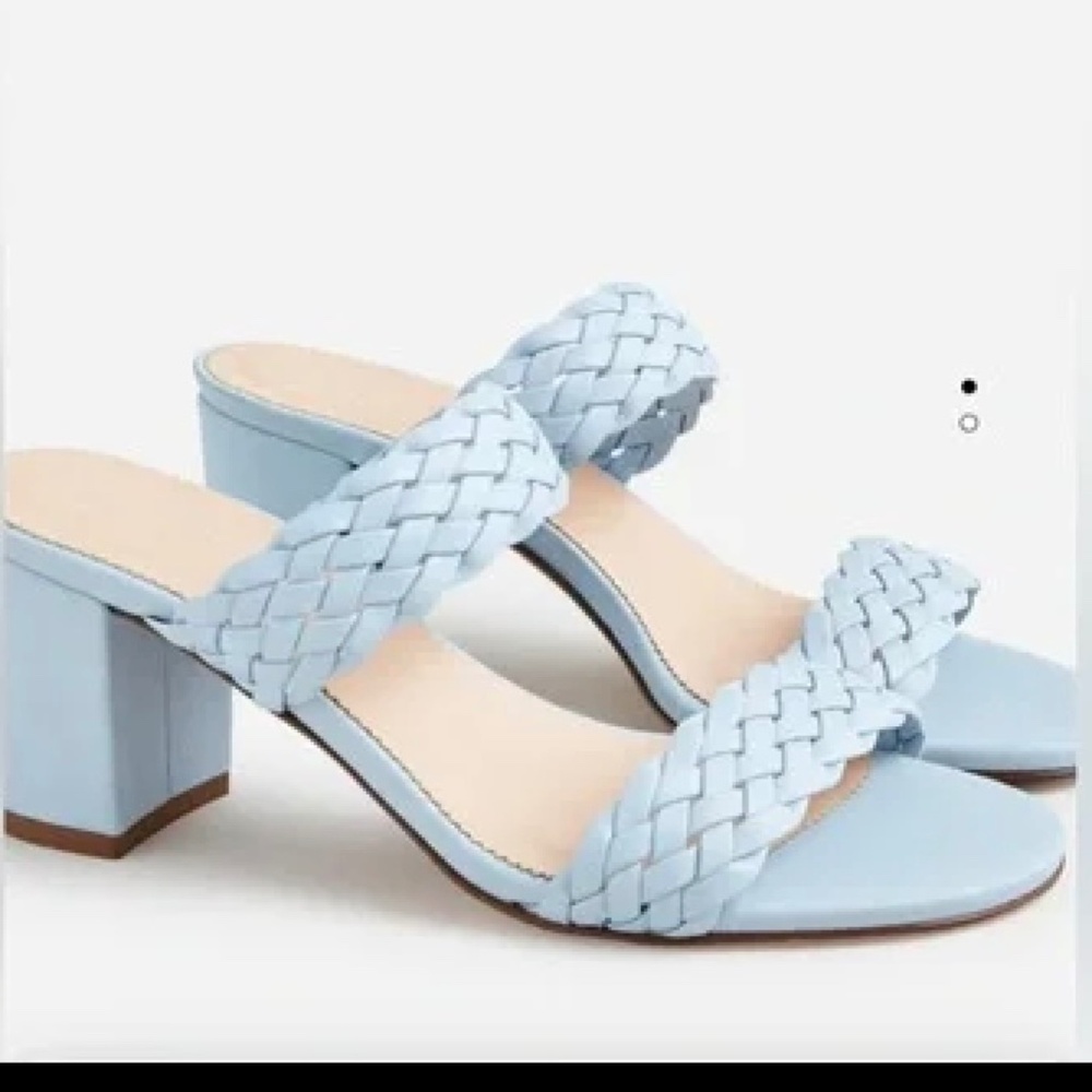 J.Crew Lucie Braided-strap Sandals in Italian Leather